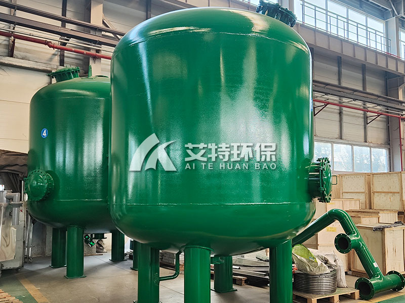 石英砂过滤罐碳钢衬胶材质