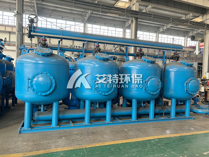 冷却塔浅层砂过滤器是如何进行过滤？