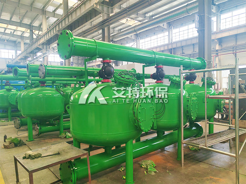 煤气净化循环系统旁滤：使用浅层砂过滤器提高换热效率