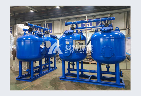 砂石+叠片过滤器：滴灌喷灌农用一体化大流量过滤设备